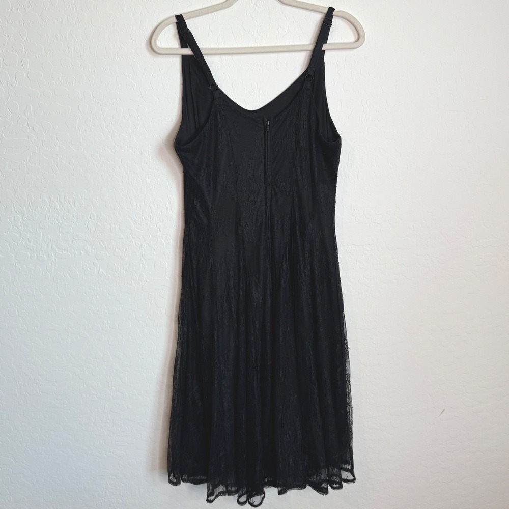 Torrid Black Floral Lace Fit Flare Dress Whimsigoth Romantic Goth Witchy Plus 1X